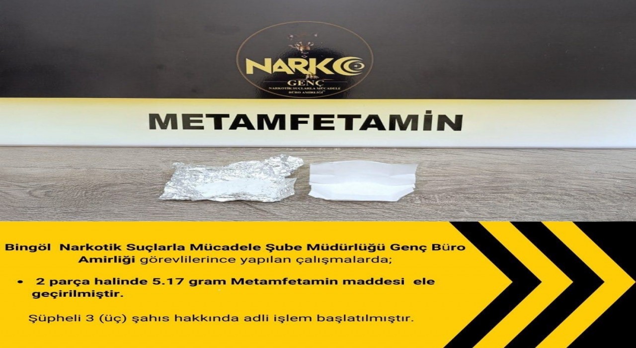 Bingölde uyuşturucu operasyonu