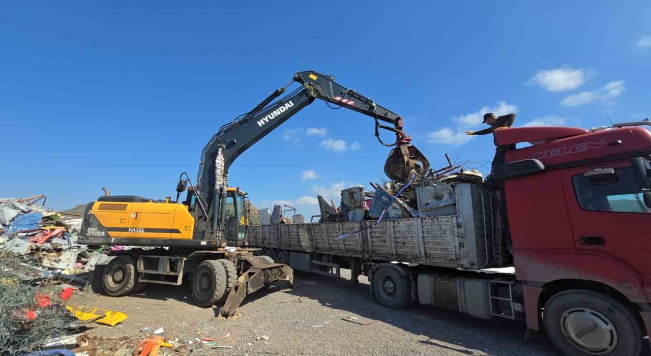 Bodrumda 146 bin 600 kilogram hurda toplandı