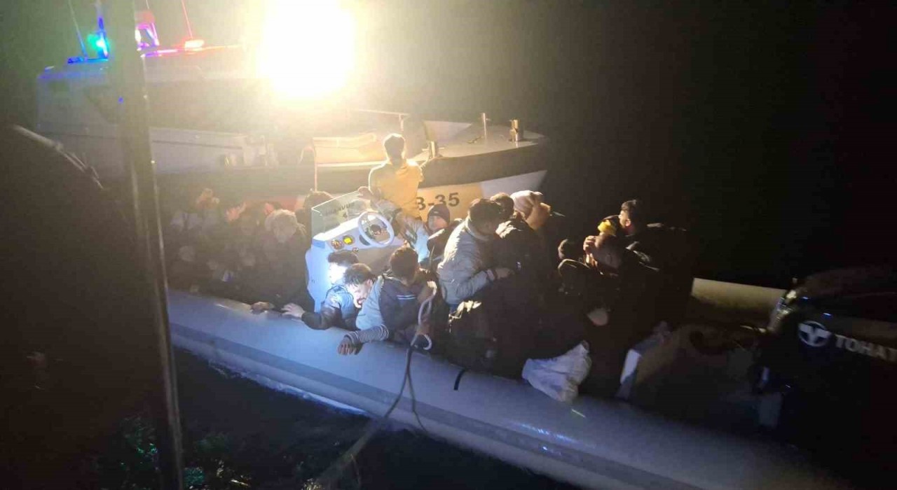 Bodrumda 33 düzensiz göçmen yakalandı