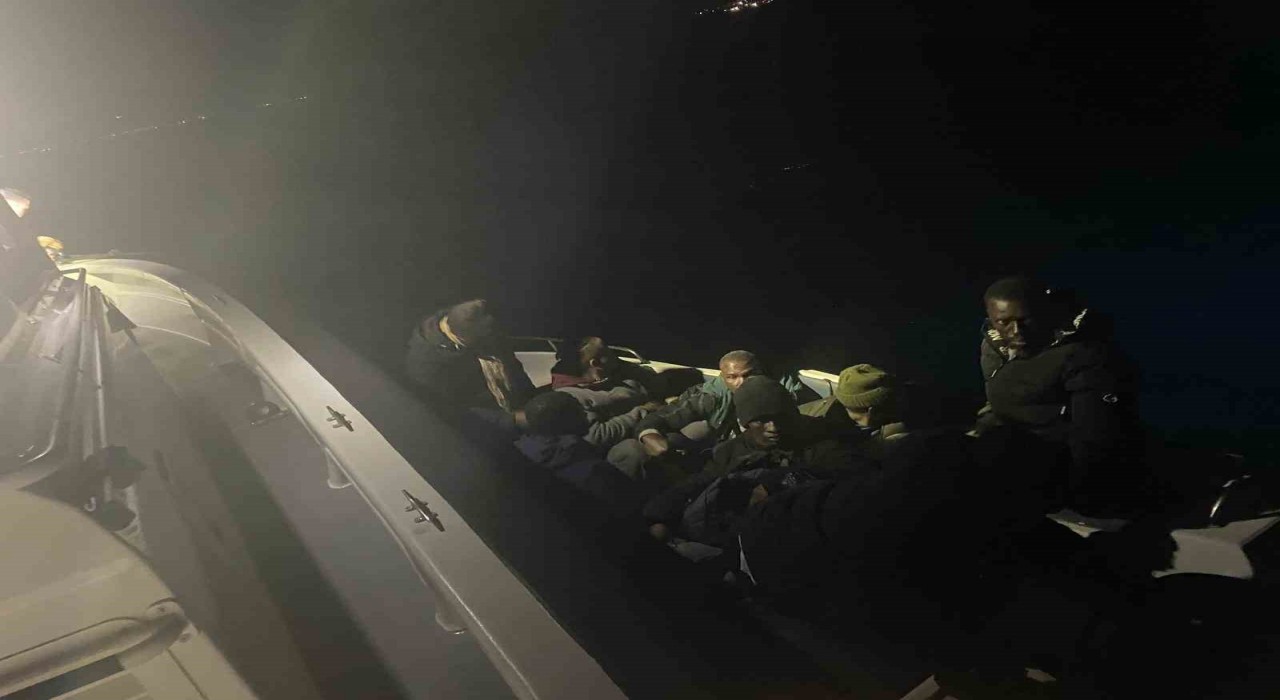 Bodrumda 7 düzensiz göçmen yakalandı: 1 gözaltı