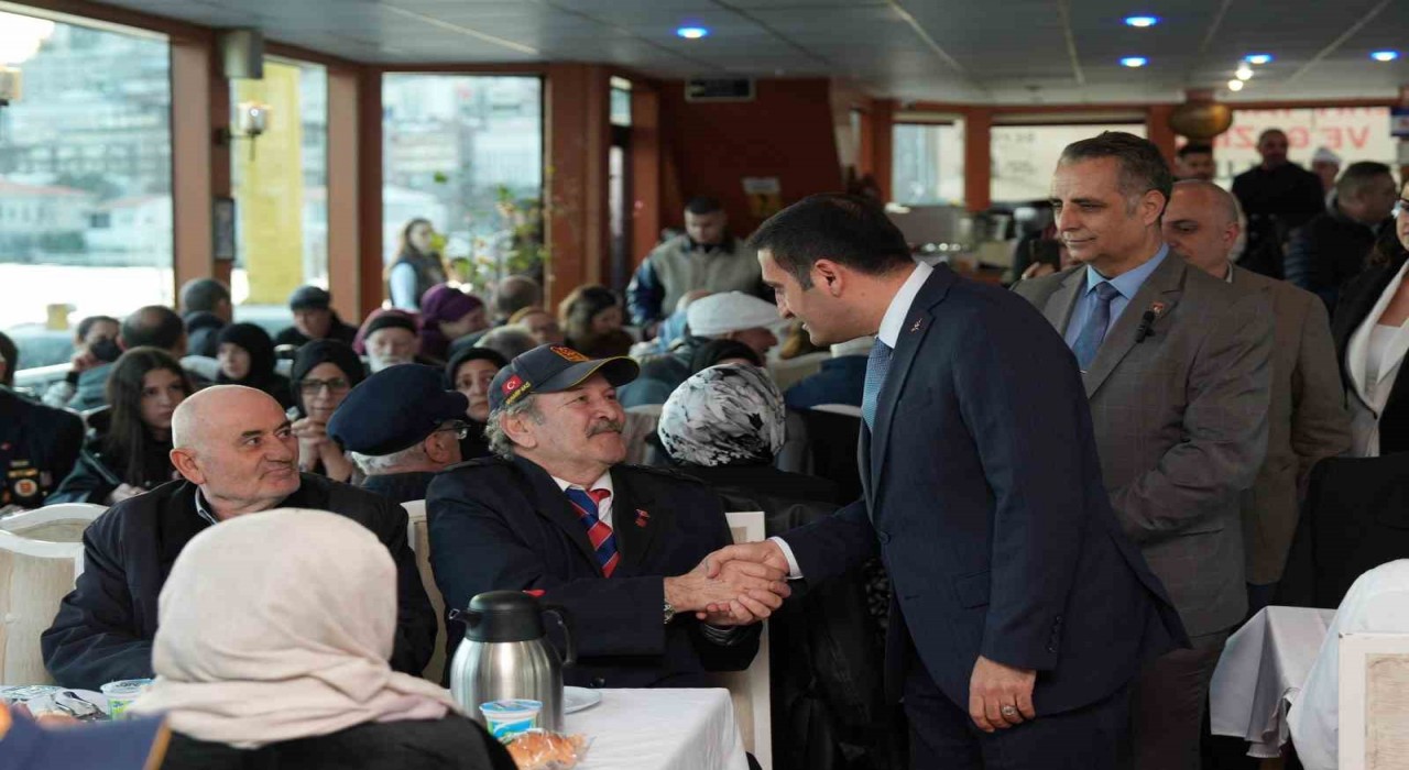 Boğazda şehit yakınları ve gaziler iftar yaptı