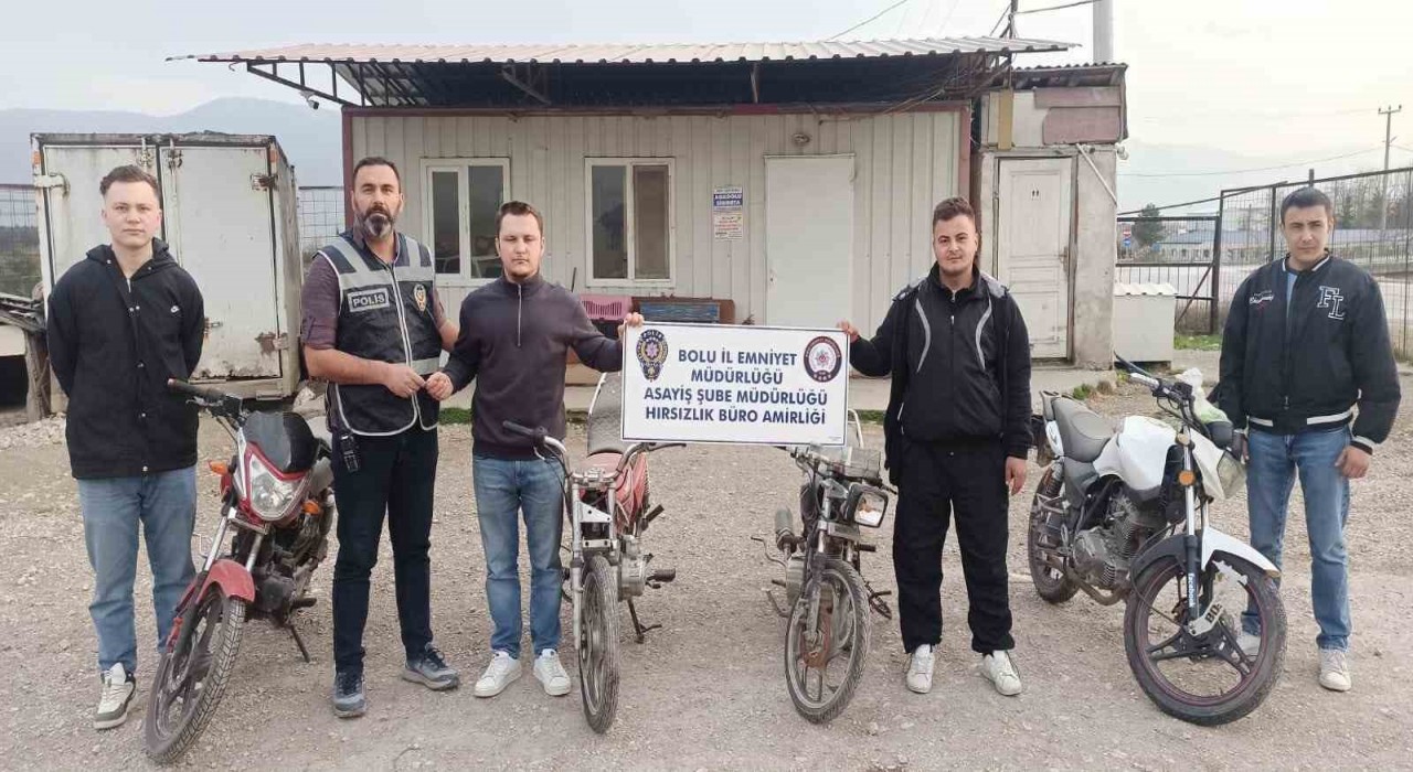 Boluda motosiklet hırsızlığı şüphelileri kıskıvrak yakalandı