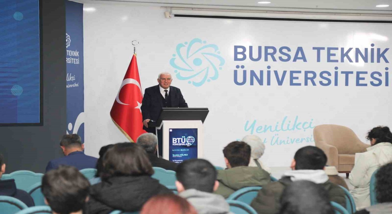 BTÜ konuşmalarının konuğu İbrahim Gülmez: Sanayi fırsatlarını değerlendirerek başarıya ulaşın