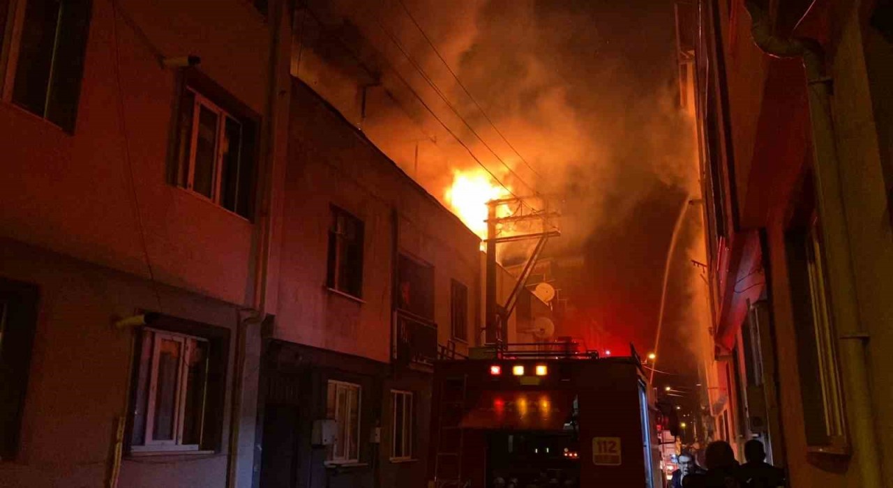 Bursada korkutan yangın