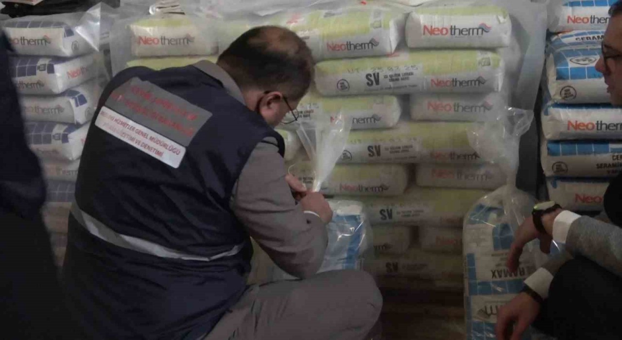 Bursada yapı malzemeleri üreticileri denetlendi