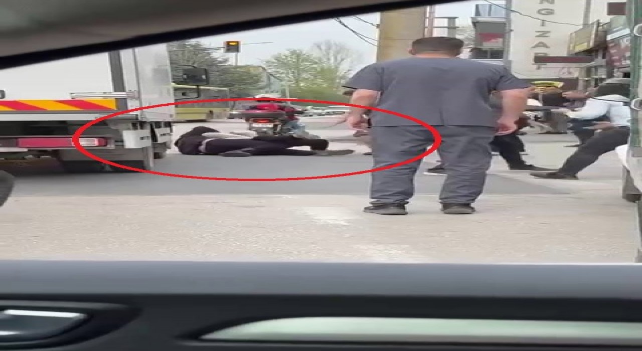 Bursada yol verme kavgası