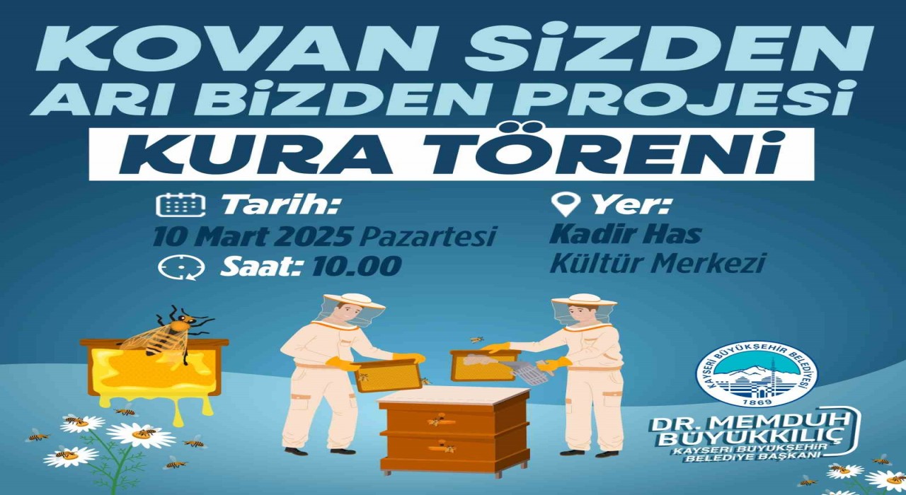 Büyükşehirin Kovan Sizden Arı Bizden Projesinde kura heyecanı