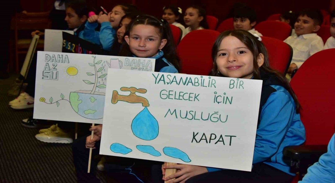 Büyükşehirle çocuklara su bilinci aşılandı