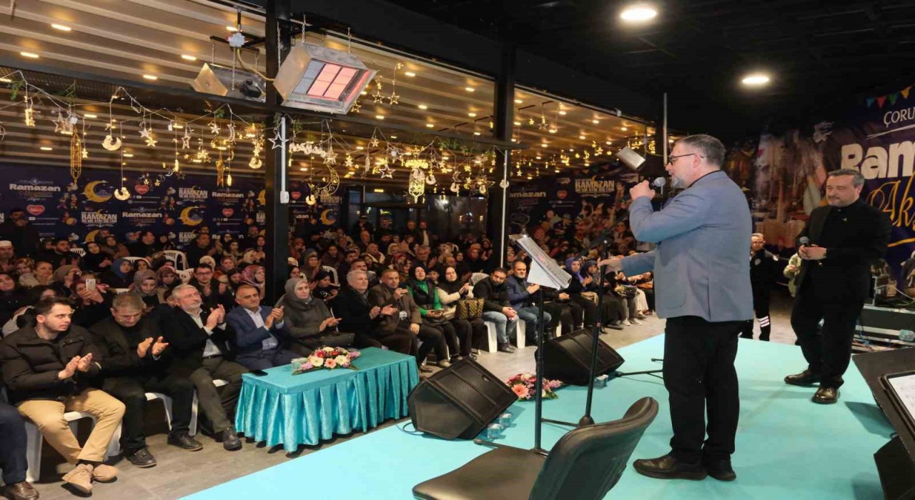 Çorumda gönüllere dokunan Ramazan programı