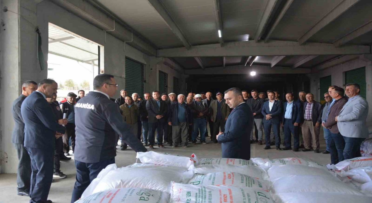 Demircide çiftçilere yüzde 75i hibeli nohut tohumu desteği