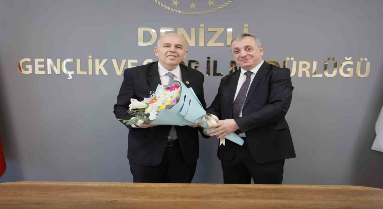 Denizli Gençlik ve Spor Müdürlüğünde bayrak değişimi