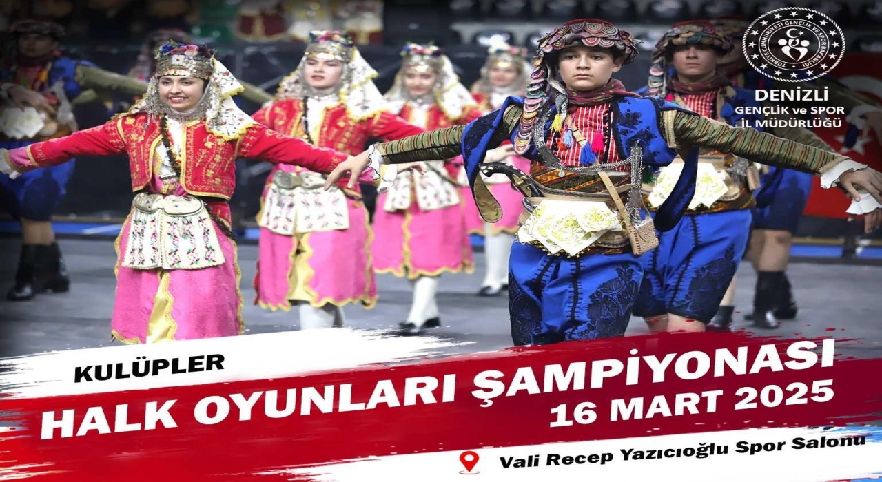 Denizlide Halk Oyunları İl Şampiyonası başlıyor