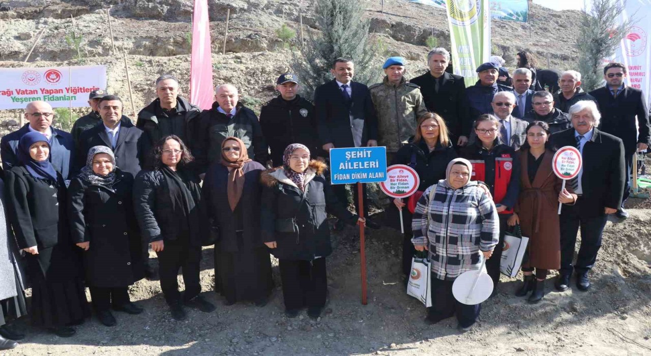 Denizlide Ormancılık Gününde 15 bin 300 fidan toprakla buluştu