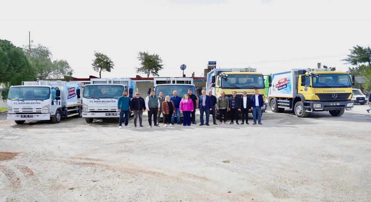 Didim Belediyesinde kullanılmayacak durumdaki araçlar rezive edildi