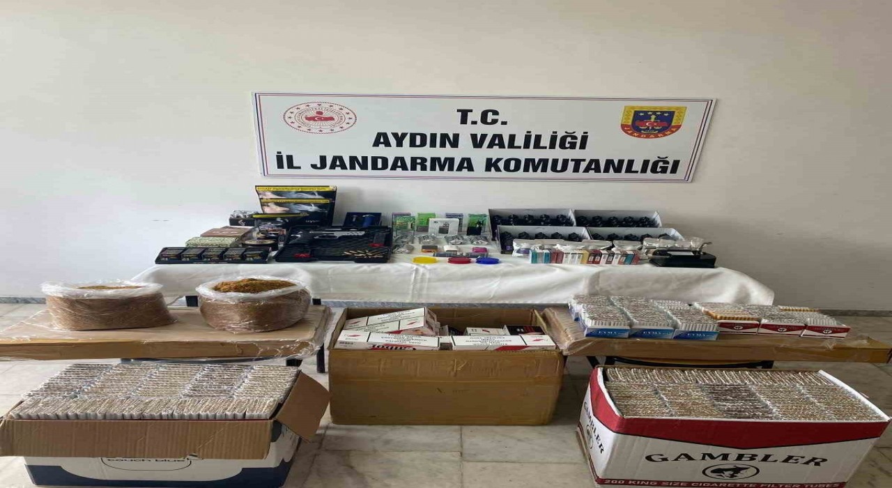 Didimde 82 bin 760 adet doldurulmuş makaron ele geçirildi