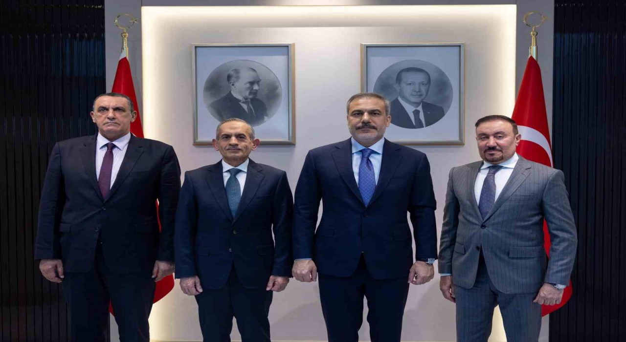 Dışişleri Bakanı Fidan, Irak Türkmen Cephesi Başkanı Turanı kabul etti