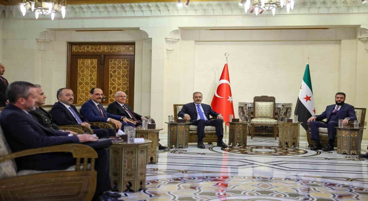 Dışişleri Bakanı Fidan, Milli Savunma Bakanı Güler ve MİT Başkanı Kalın, Suriyede