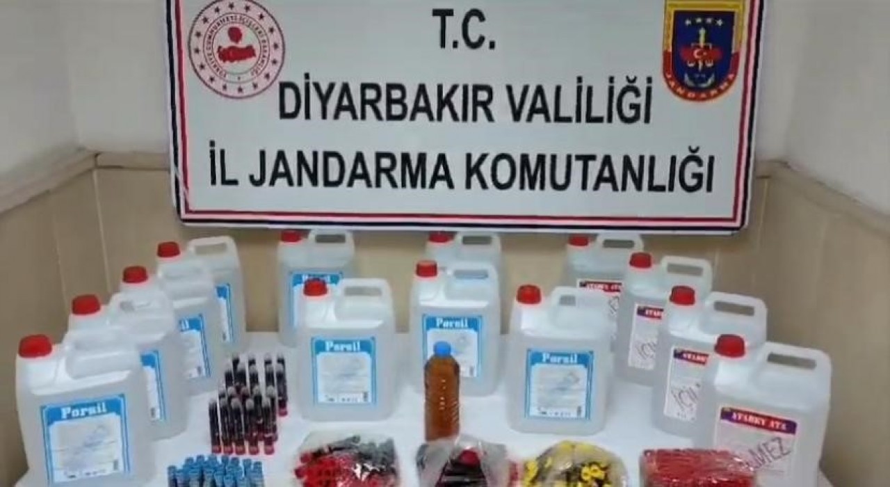 Diyarbakırda 180 litre etil alkol ele geçirildi: 1 gözaltı