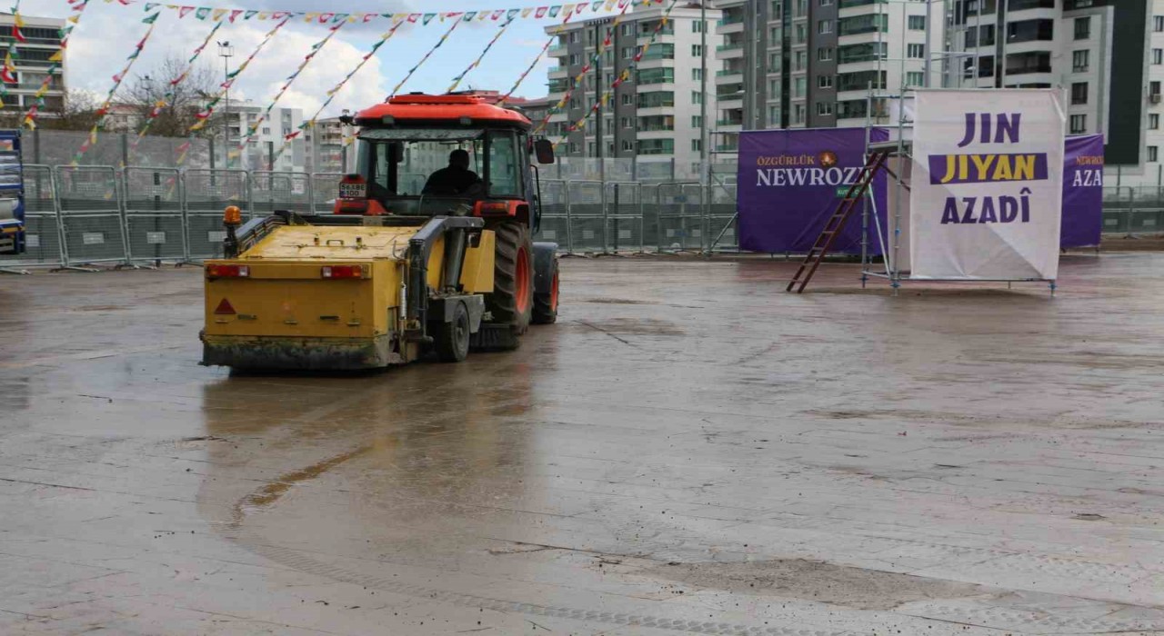 Diyarbakırda Nevruz kutlamaları için hazırlıklar sürüyor