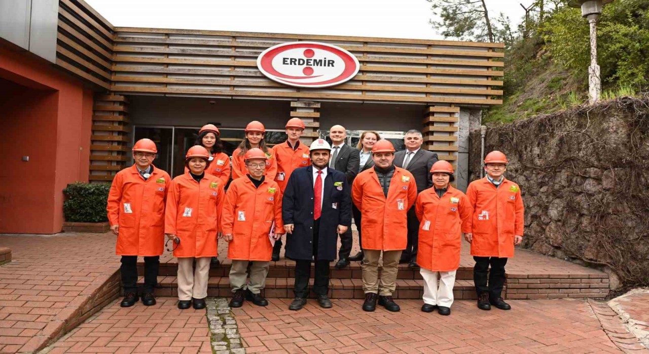 Dünya çelik sektörünün temsilcileri Erdemirde