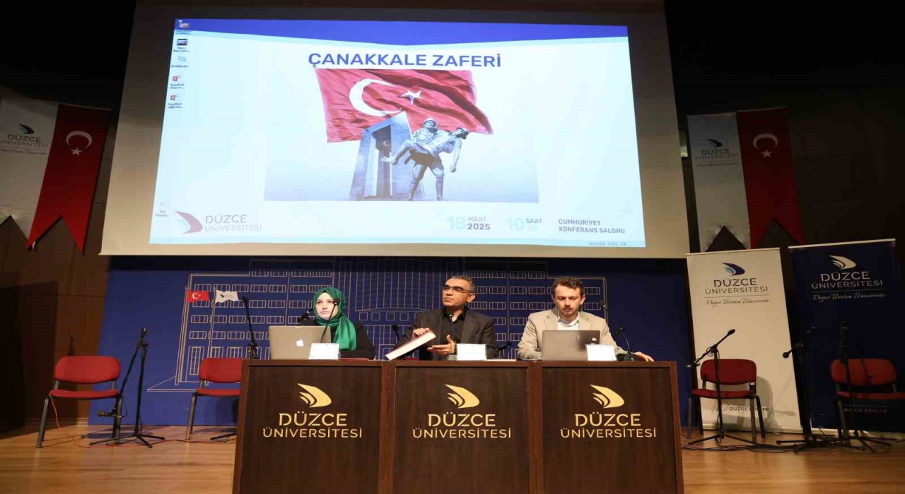 Düzce Üniversitesinde Çanakkale Zaferinin 110. Yıl Dönümü Kutlandı