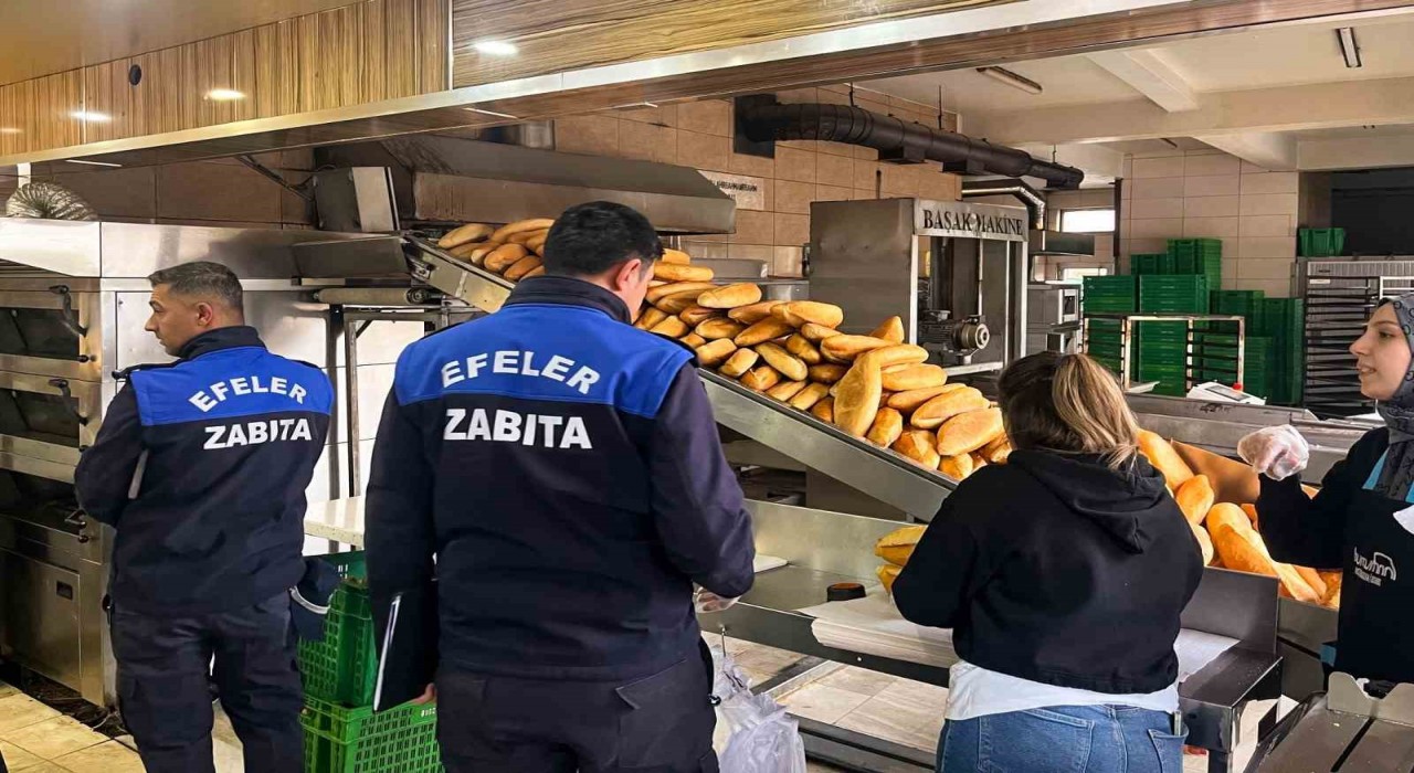 Efelerde fırınlar denetlendi