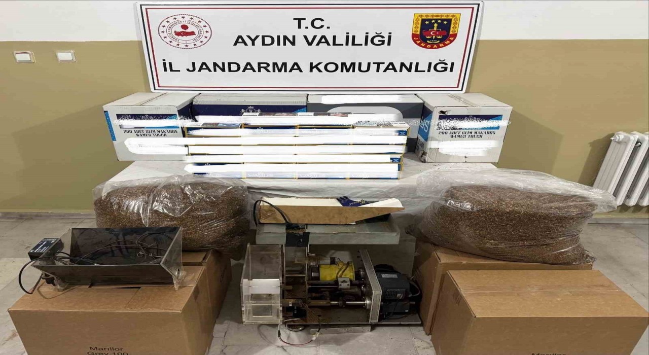 Efelerde Jandarmadan kaçak tütün operasyonu