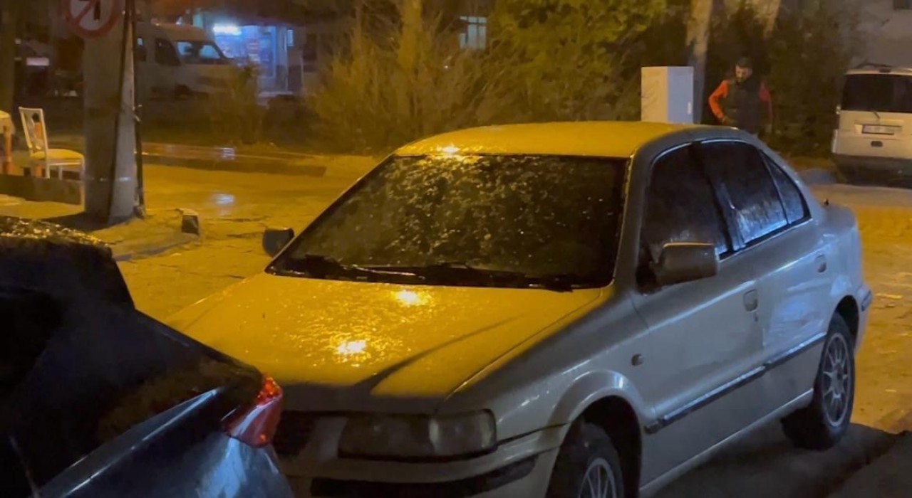 Elazığda dolu yağışı etkili oldu