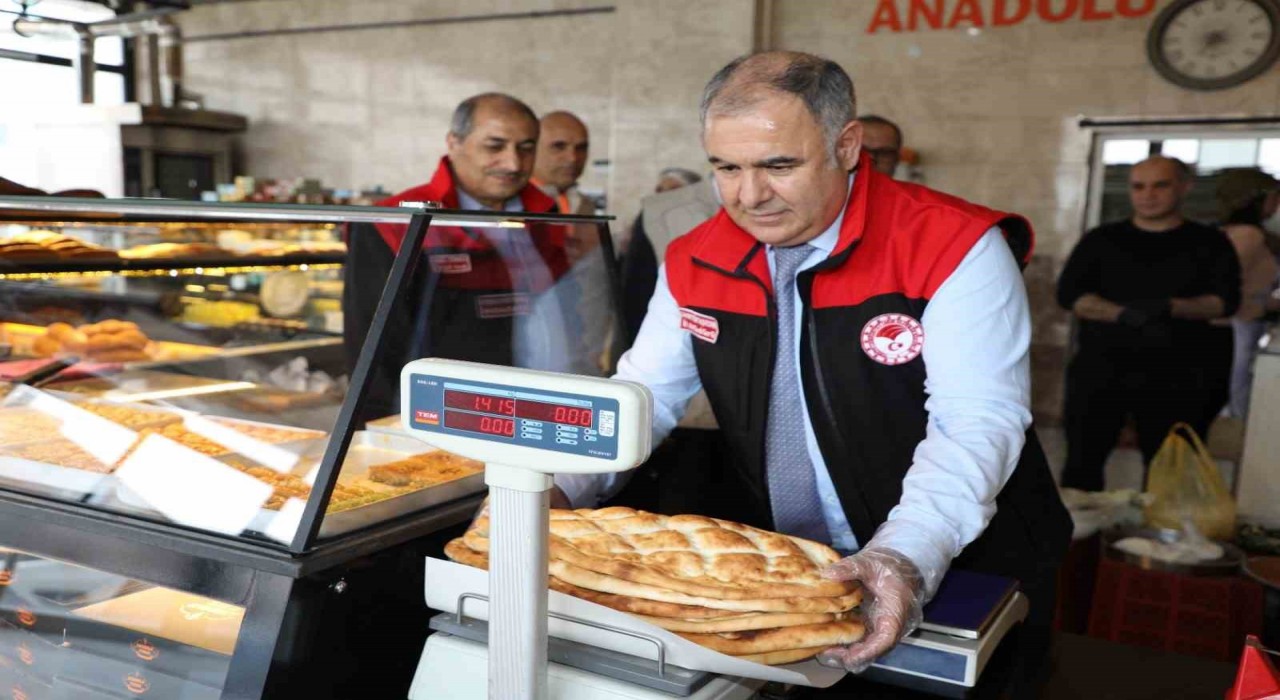 Elazığda fırınlar denetlendi
