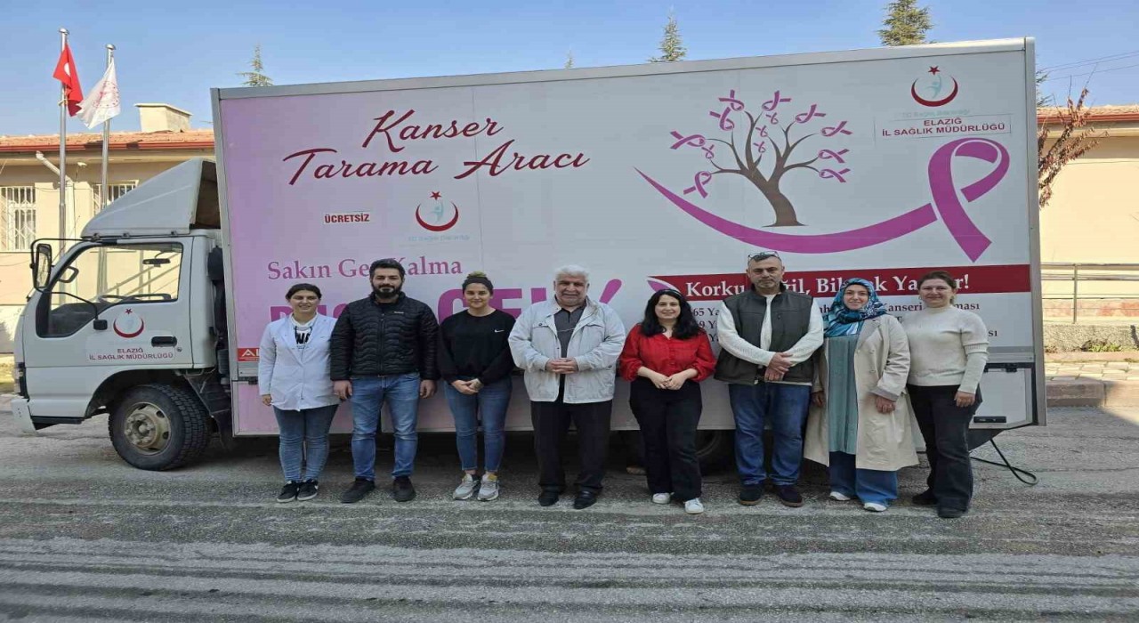 Elazığda kanser tarama hizmetleri sürüyor