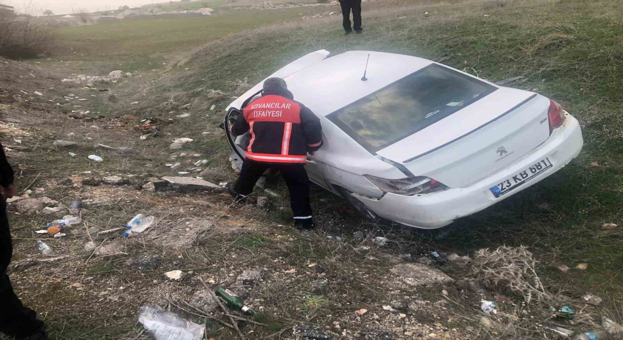 Elazığda trafik kazası: 1 yaralı