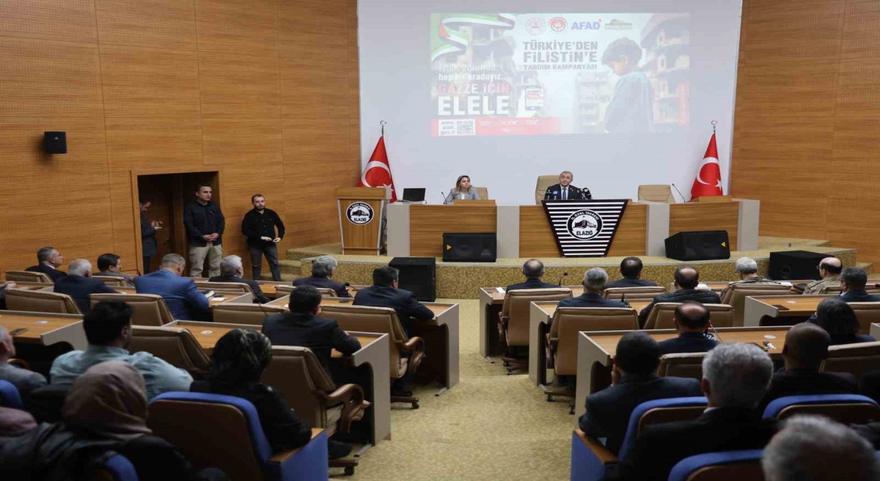 Elazığdan Gazzeye yardım eli