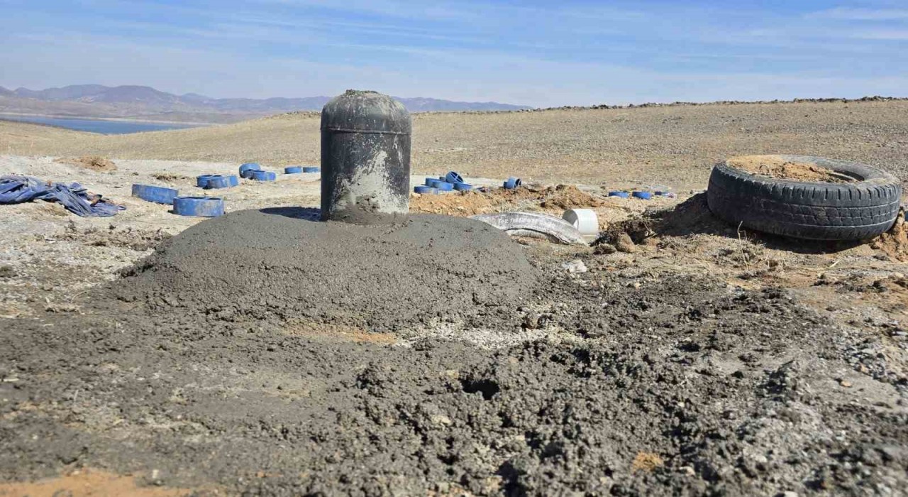 Elazığın köylerinde sondaj çalışmaları sürüyor