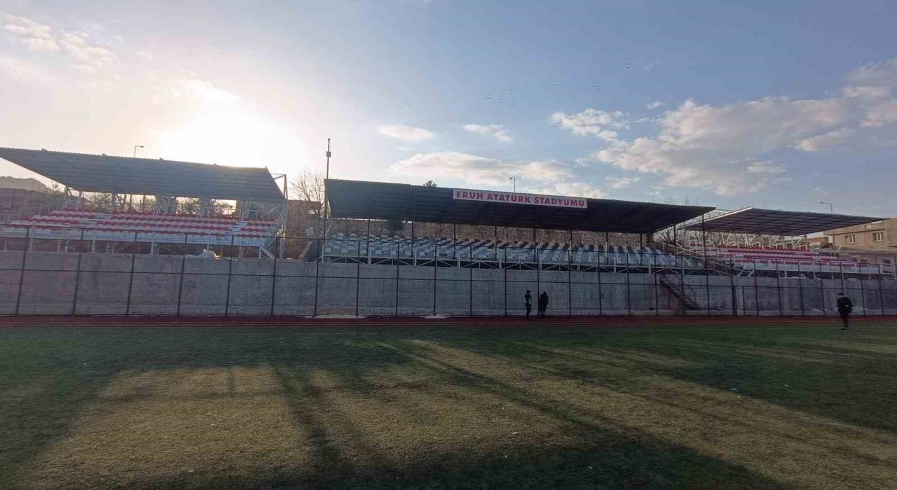 Eruhta 480 kişilik tribün hizmete girdi