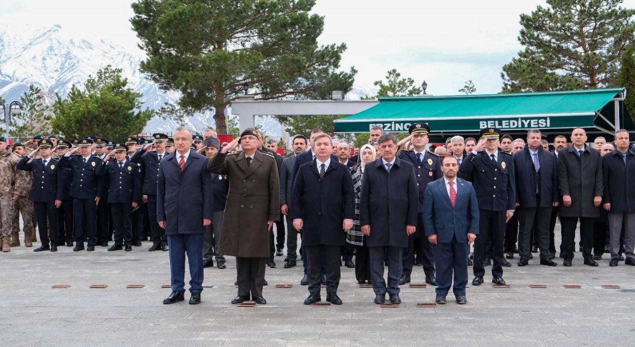Erzincanda 18 Mart Çanakkale Zaferi ve şehitler anıldı