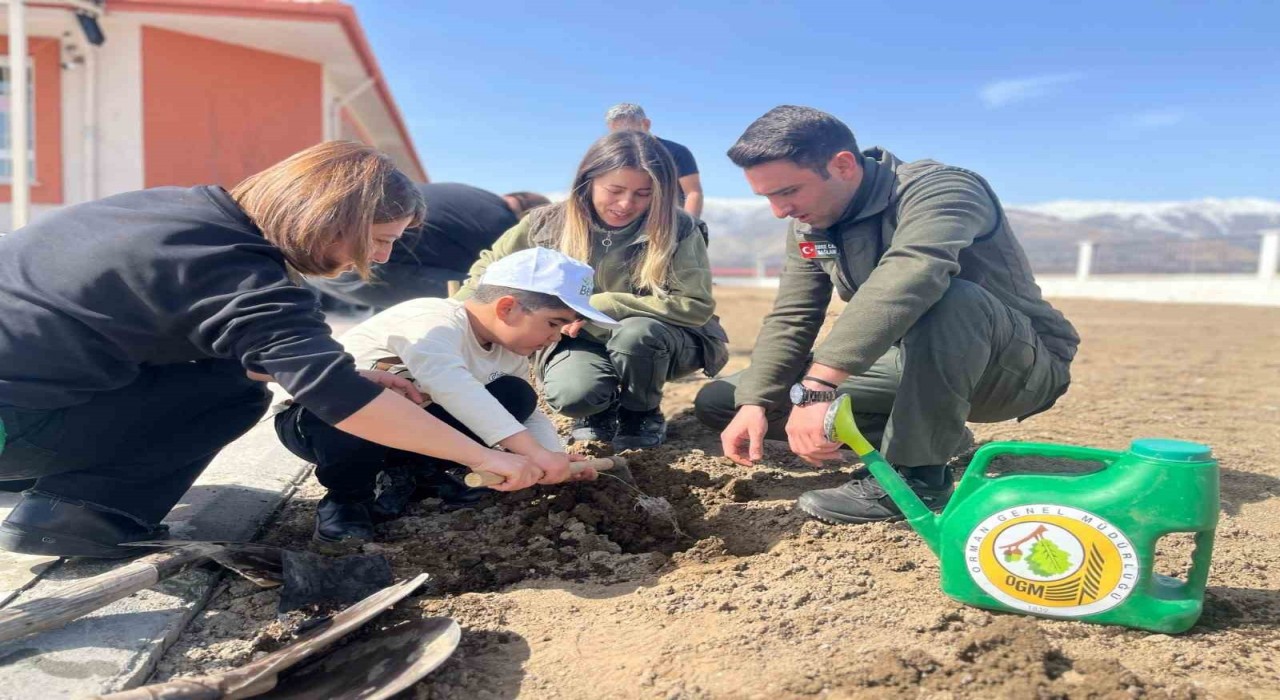 Erzincanda fidan dikim etkinliği gerçekleştirildi