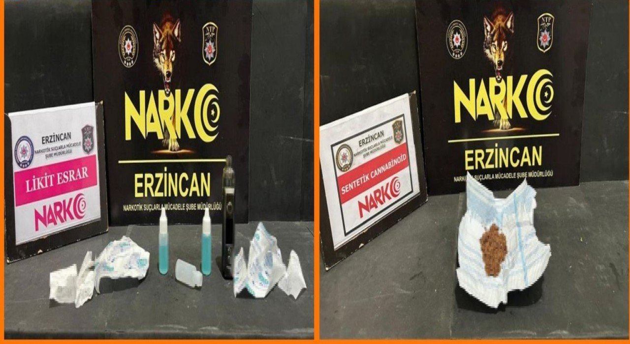 Erzincanda uyuşturucu operasyonu: 3 gözaltı