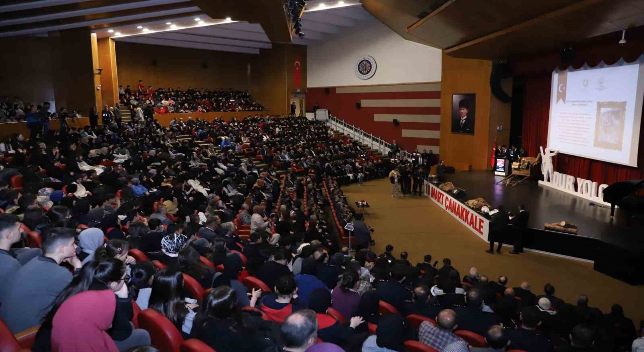 Erzurumda 18 Mart Çanakkale zaferi kutlandı