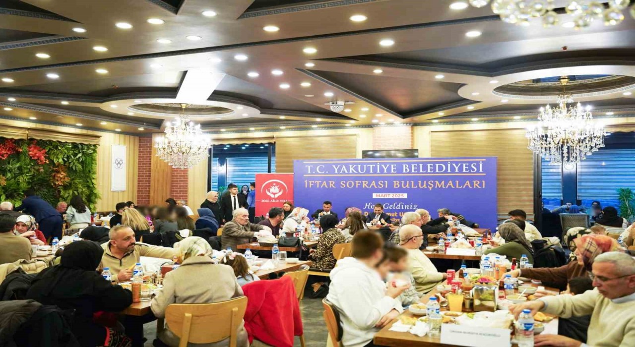 Erzurumda koruyucu ailelere özel anlamlı iftar