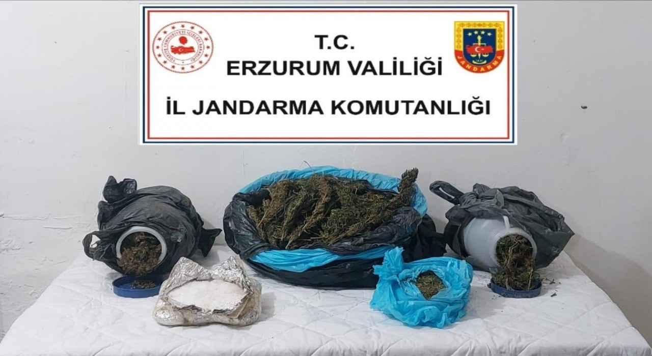 Erzurumda uyuşturucu operasyonu