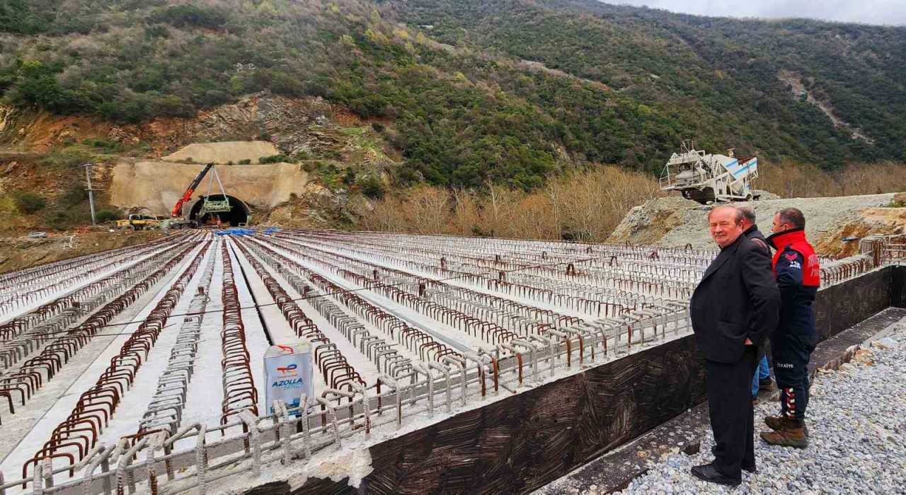 Esenköyde tünel ve viyadük çalışmaları hız kazandı