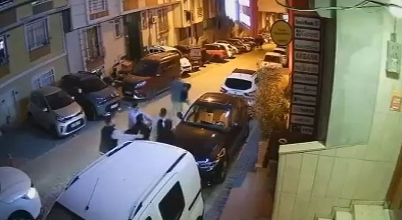 Esenyurtta komşu kavgası kamerada