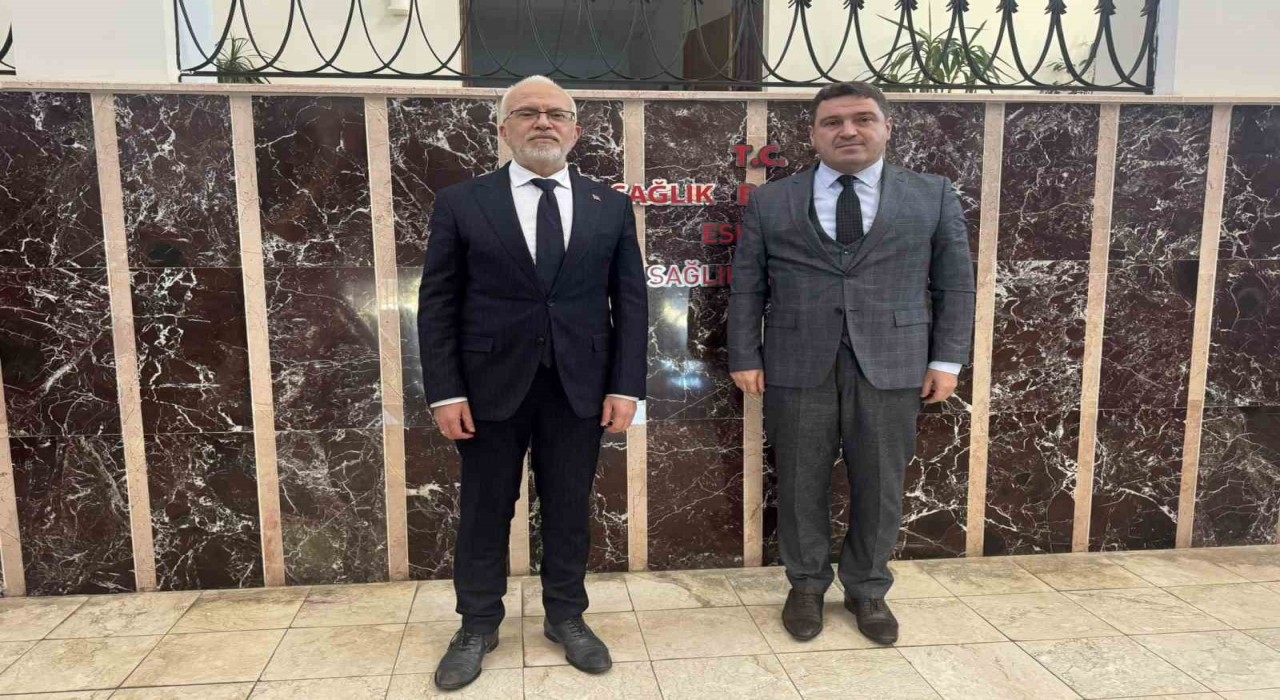 Eskişehir Cumhuriyet Başsavcısı Karakülahtan İl Sağlık Müdürü Bildiriciye ziyaret