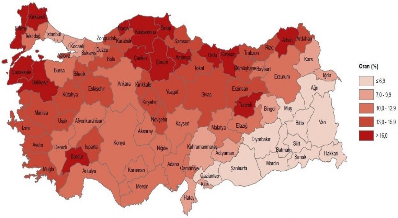 Eskişehirdeki yaşlı nüfusla ilgili istatistikler yayımlandı