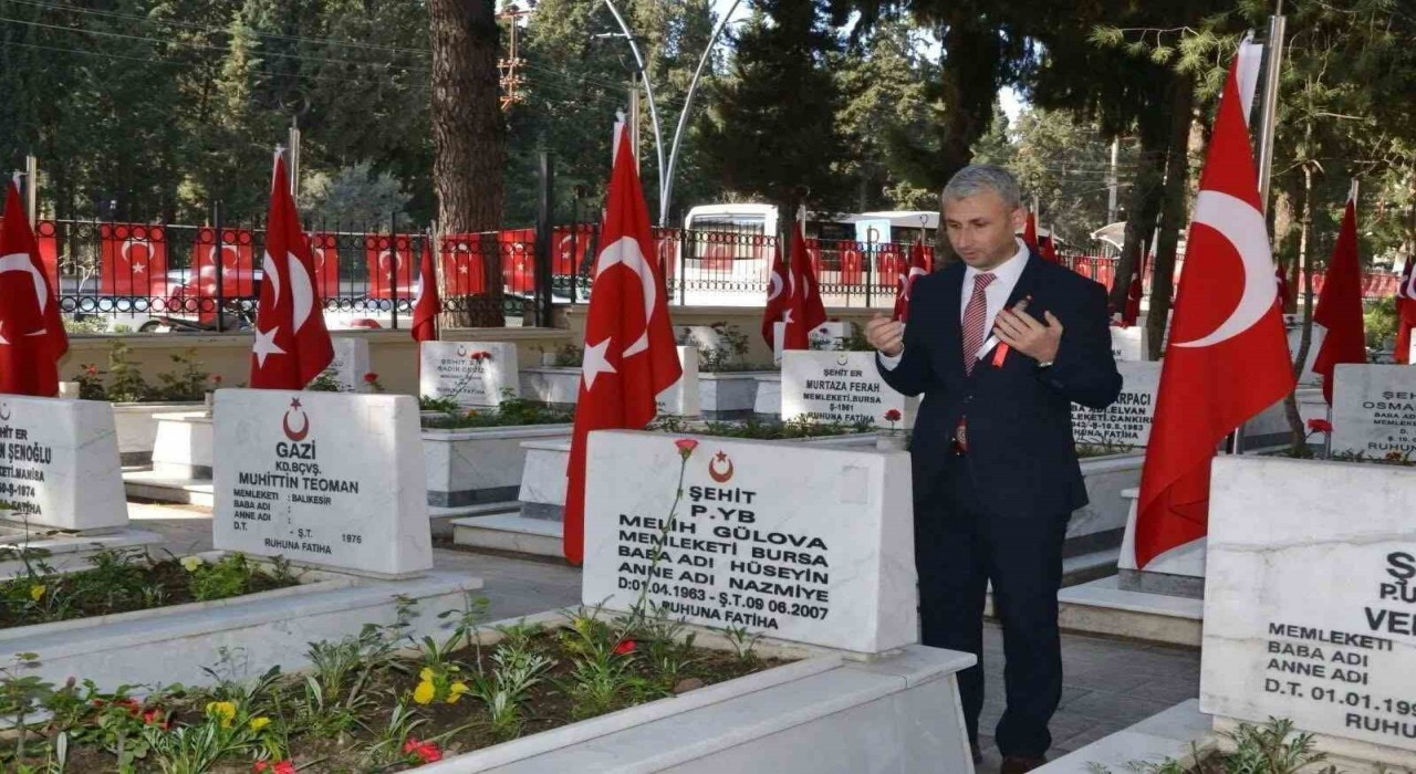 Gazi Kıyışkandan bütün vatandaşlara şehitlik ziyareti daveti