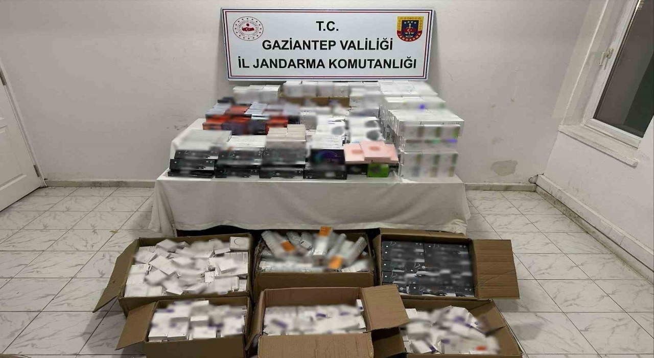 Gaziantepte 2 milyon lira değerinde kaçak malzeme ele geçirildi