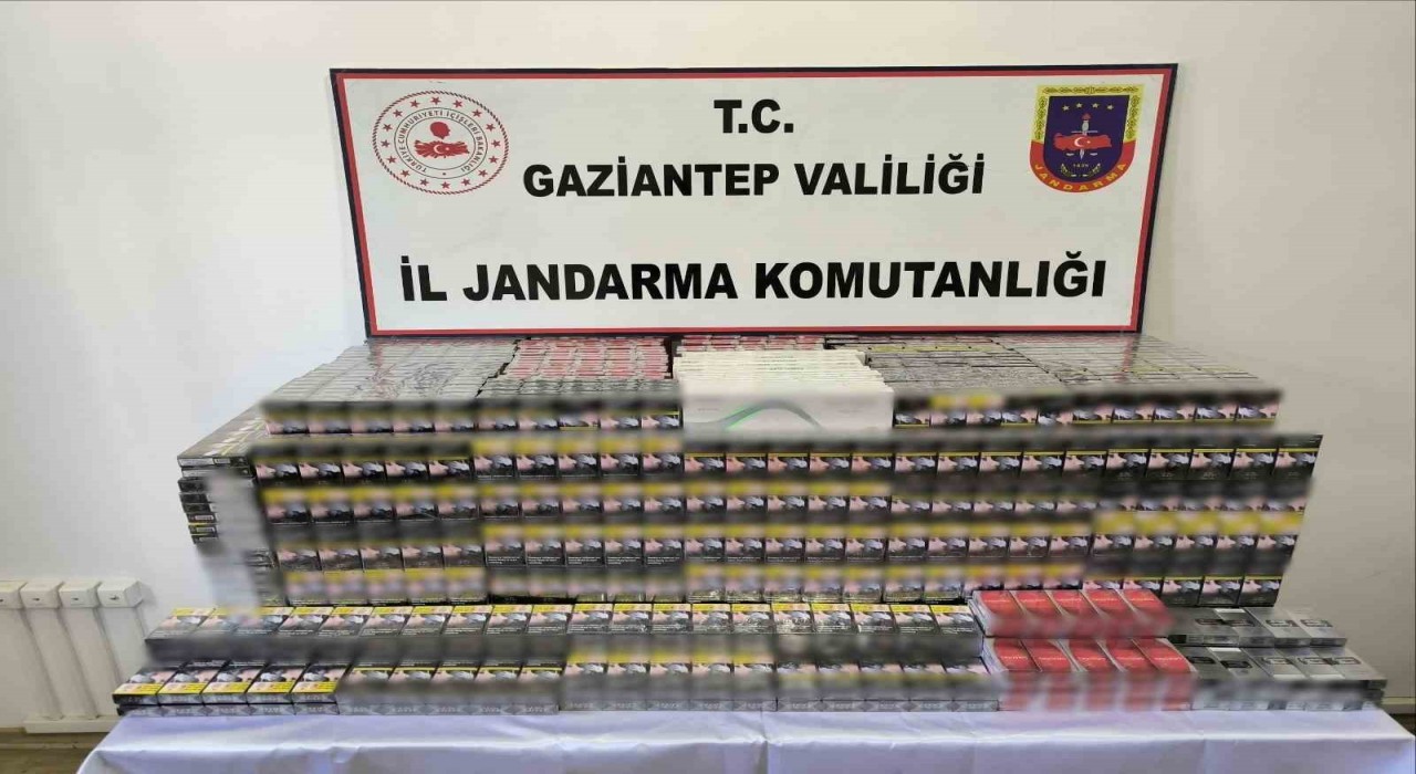 Gaziantepte 4,2 milyon TL değerinde kaçak tütün ve sigara ele geçirildi: 38 gözaltı