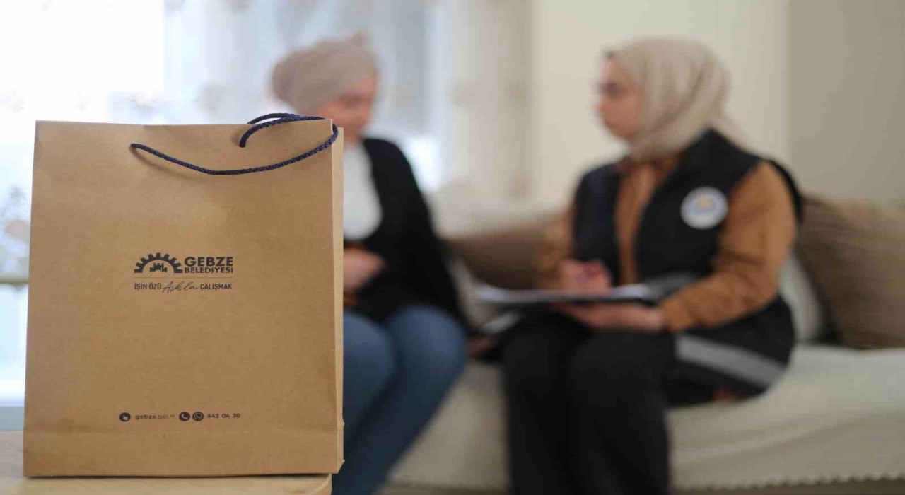 Gebzede ailelere Ramazan desteği