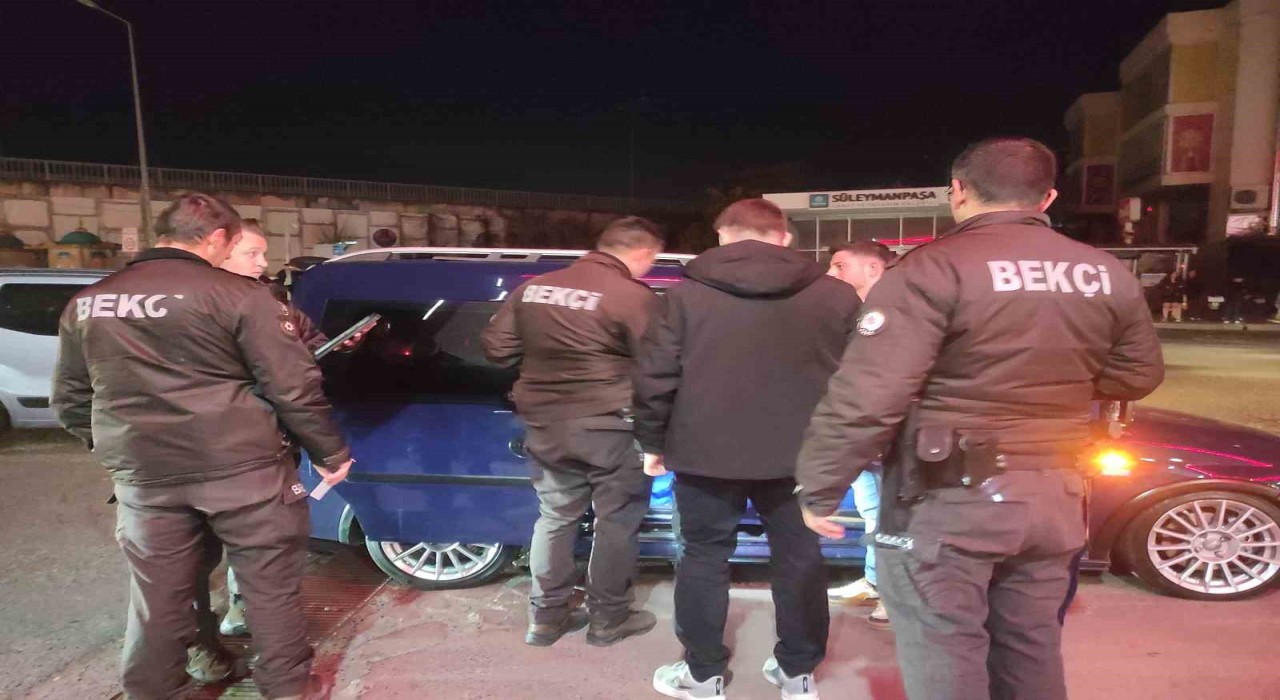 Gece kartalları Tekirdağda huzur ve güvenlik için görevde