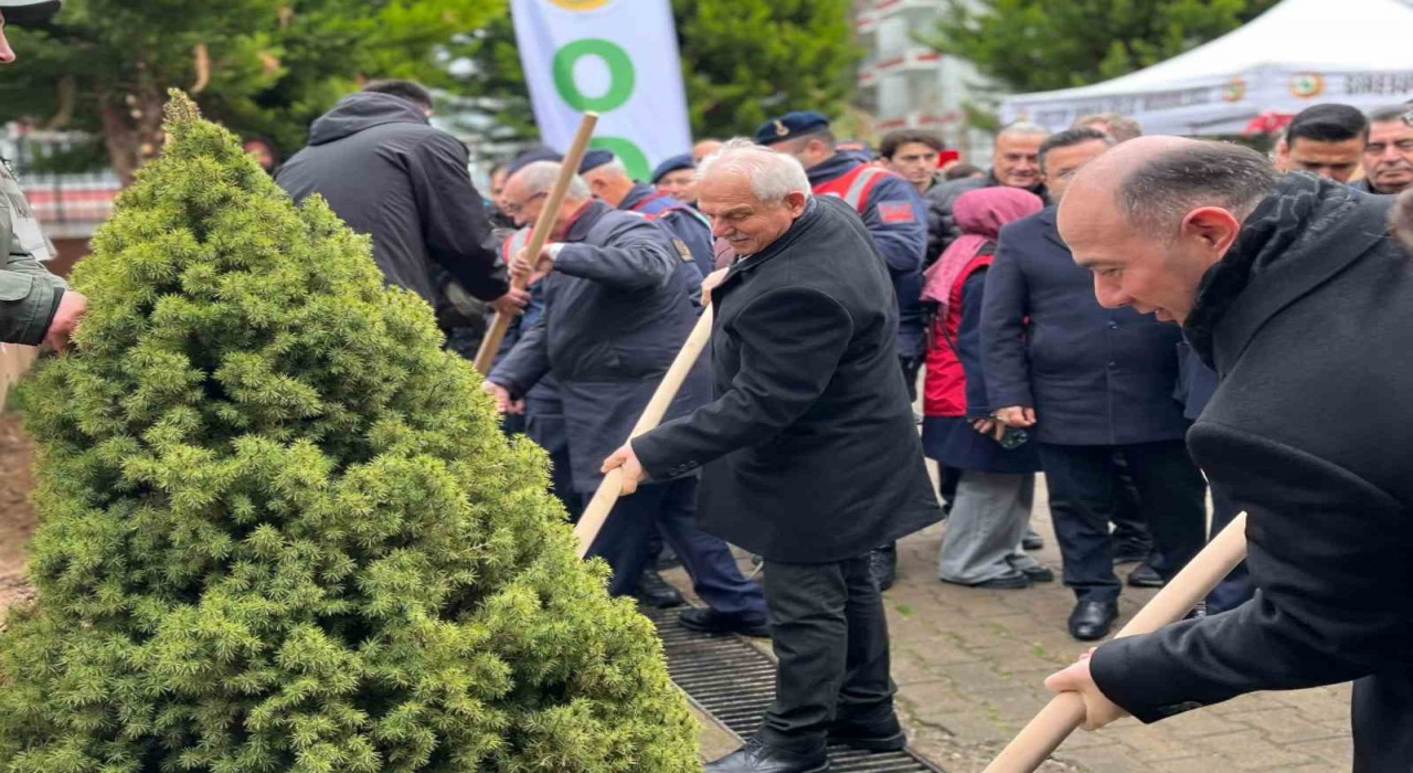 Giresunda fidanlar toprakla buluştu